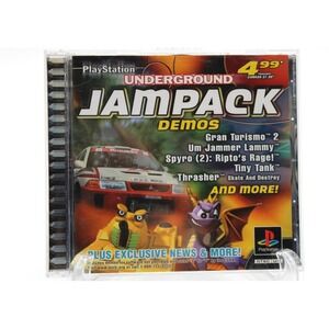 PlayStation Underground Jampack: Winter '99 (PS1) Gran Turismo Spyro 2 Thrasher